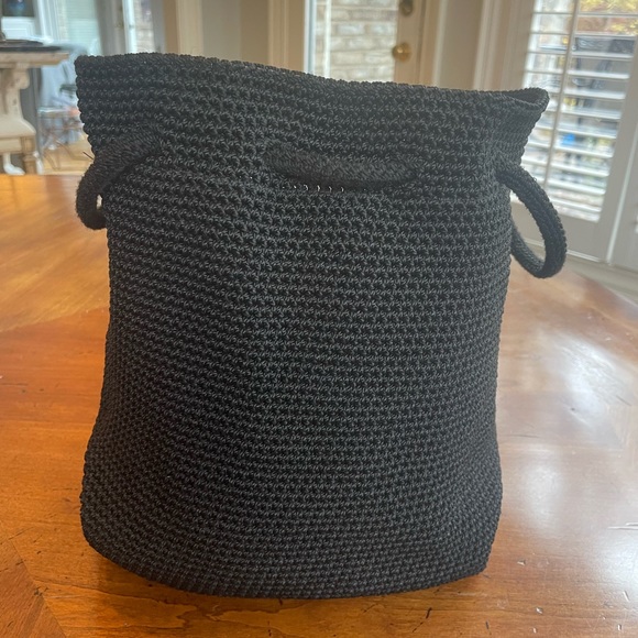 THE SAK black, drawstring back SAK. - Picture 3 of 7